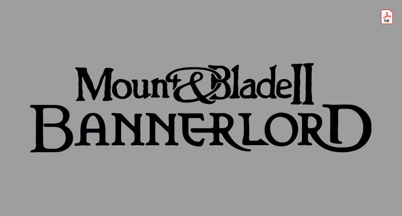 Mount & Blade II : Bannerlord Logo Vector (PDF)