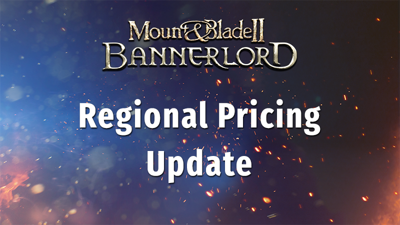 Regional Pricing Update