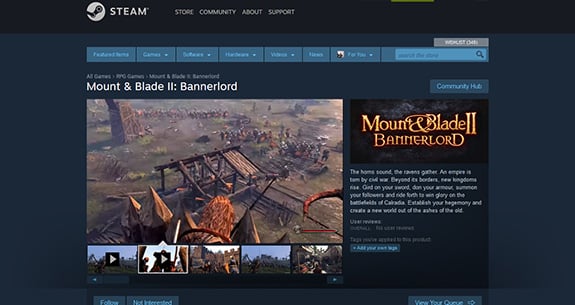 Mount & Blade II: Bannerlord on Steam