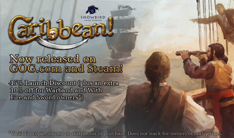 Caribbean! now released on GOG.com and Steam